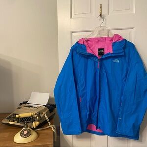 Blue North Face Venture HyVent Rain Jacket